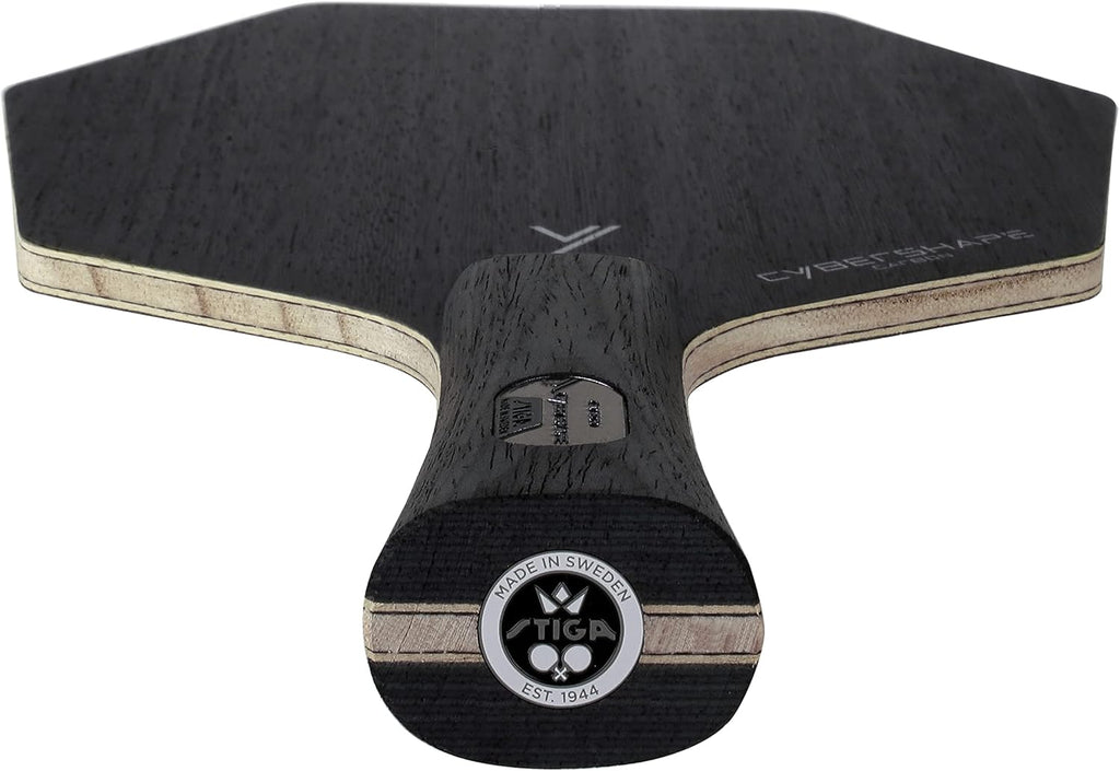 Cybershape Carbon Table Tennis Blade | Ping Pong Paddle - Unique Design for Larger Hitting Area & Increased Control - Competition Approved
