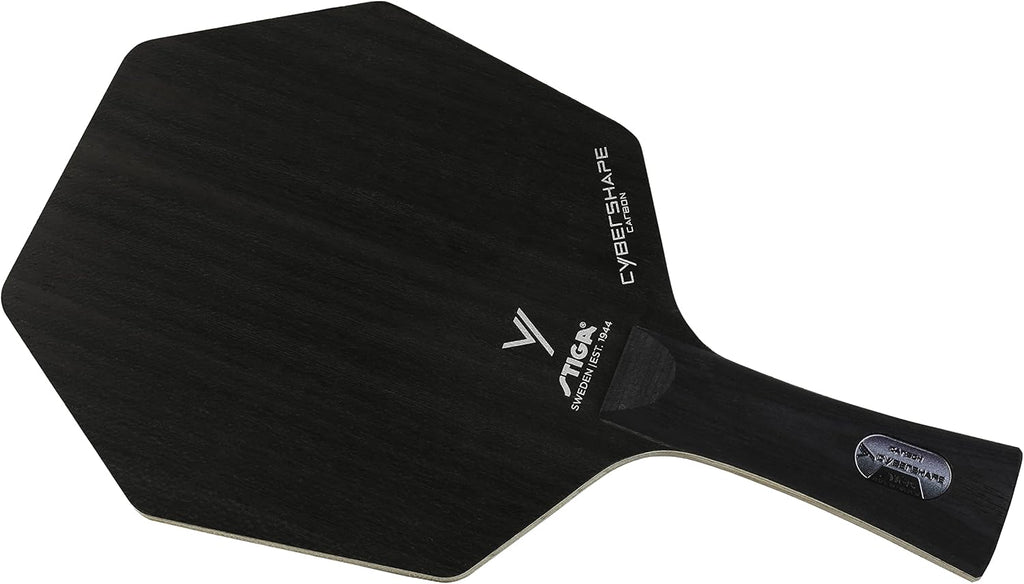 Cybershape Carbon Table Tennis Blade | Ping Pong Paddle - Unique Design for Larger Hitting Area & Increased Control - Competition Approved